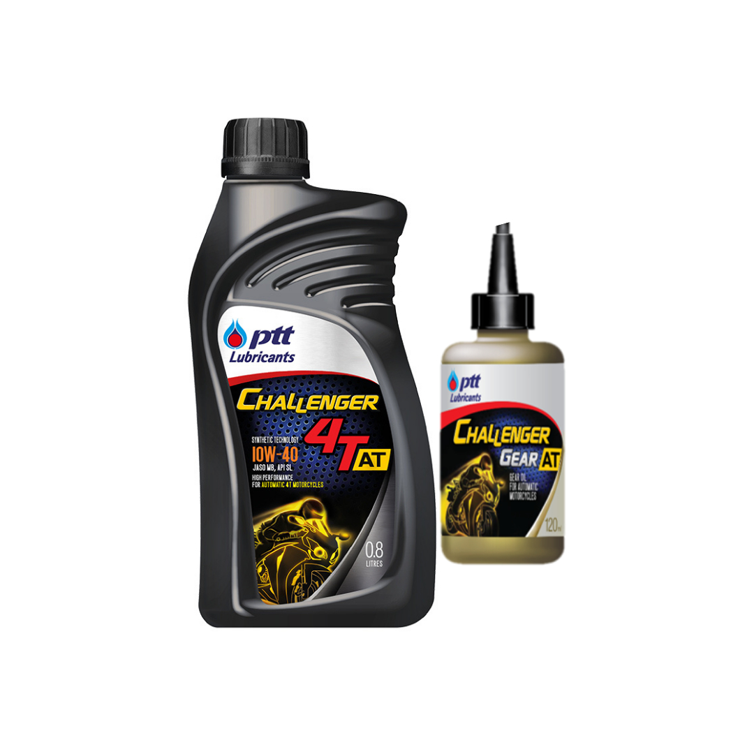 Engine Oil PTT 4T-AT 10W-40 with Gear Oil
