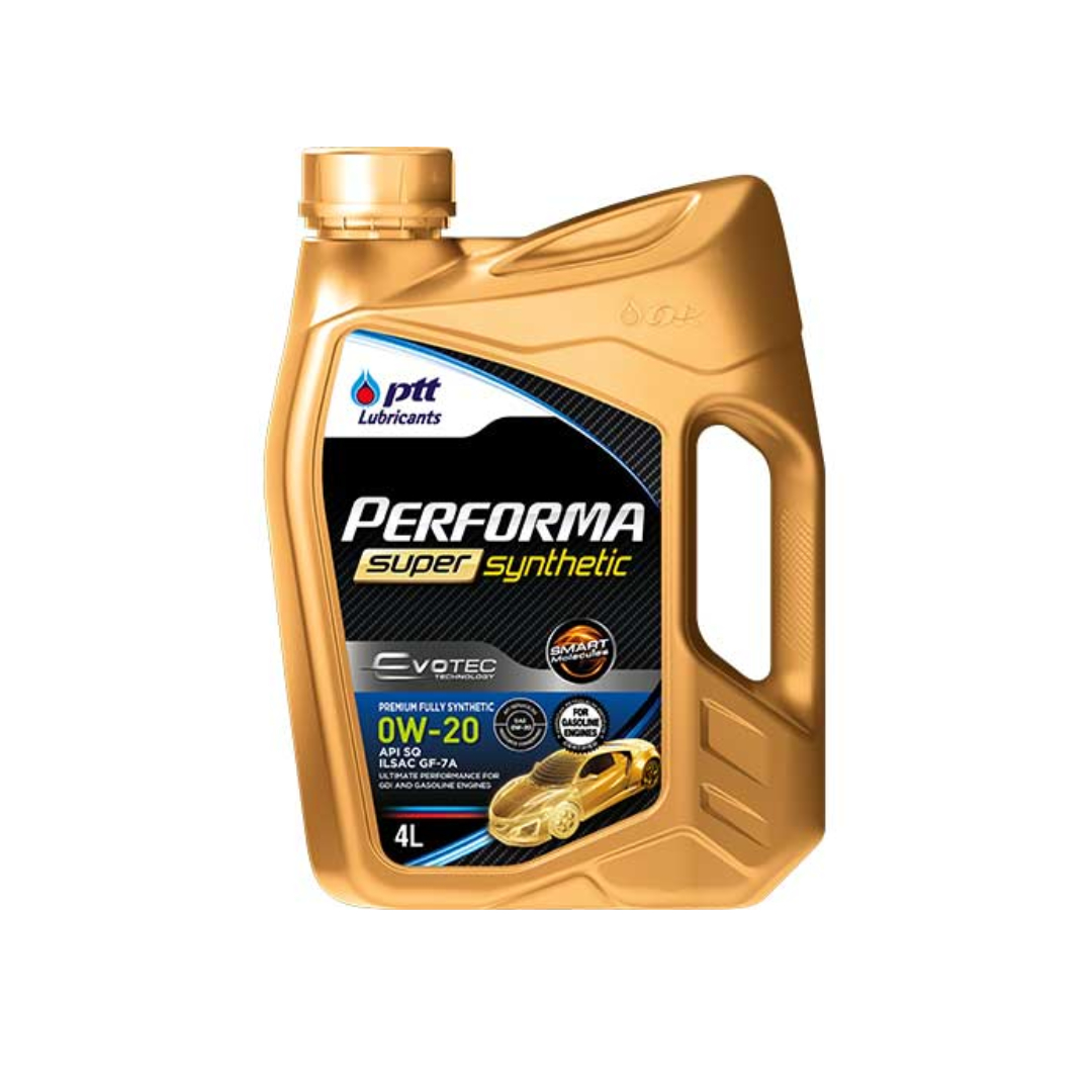 Engine Oil PTT Super Synthetic 0W-20 Performa 4L